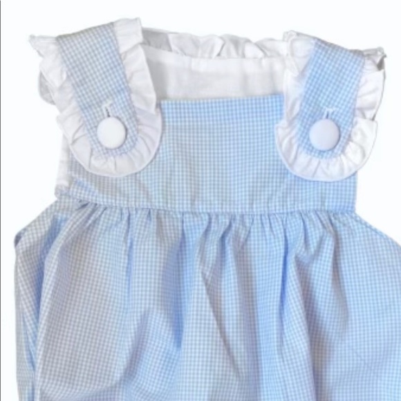Gingham Ruffle Romper - Picture 2 of 2